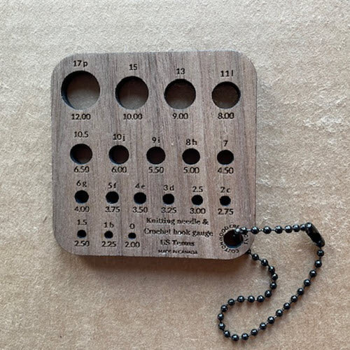 Knitting Needle/ Crochet Hook Gauge