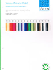 Venne 8/2 Organic Cotton Colour Card